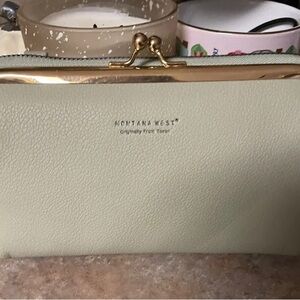 Montana west wallet sage green